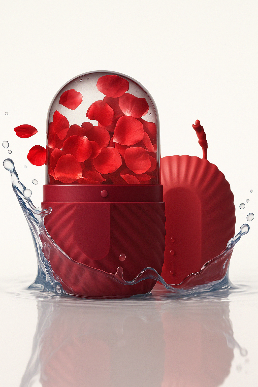 Face Roller Skin Care Red